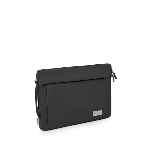 Osprey Arcane 16 Inch Laptop Sleeve - Compatible Protective Case with Zipper, Handles, and Extra Pockets, Black - color: Black, size: 16-Inch