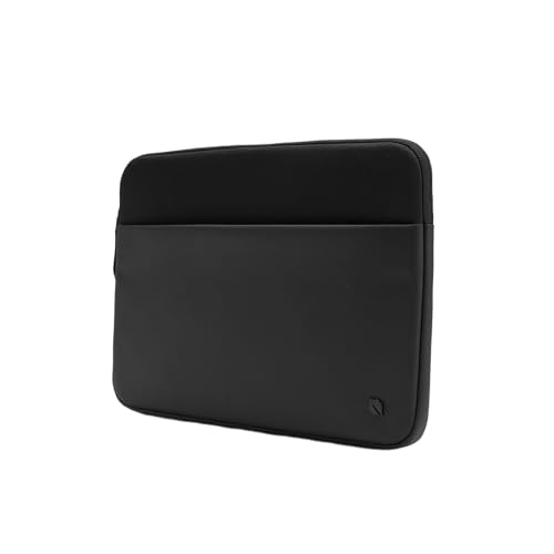 Incase A.R.C. Laptop Sleeve 14 Inch – MacBook Case with Faux Fur Lining, External Pocket – Fits MacBook Pro Air Lenovo Dell HP – Laptop Cover, Computer Case - Travel, Work, College - Black - color: Black