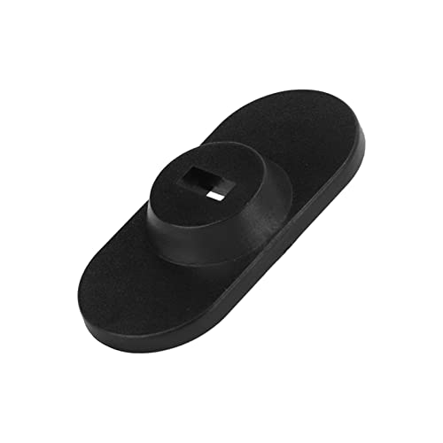 Pilipane Laptop Anchor Plate Black Anti Theft Security Lock Base for Notebook Tablet Monitor Phone POM Material 42x30mm with Double Sided Tape