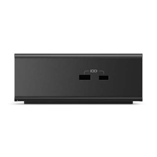 Lenovo ThinkPad USB 4 Smart Dock 5500 w/ 135W Adapter, Supports up to 4 Displays, 100W Power to Laptop, Integrated USB4 Cable, Eclipse Black