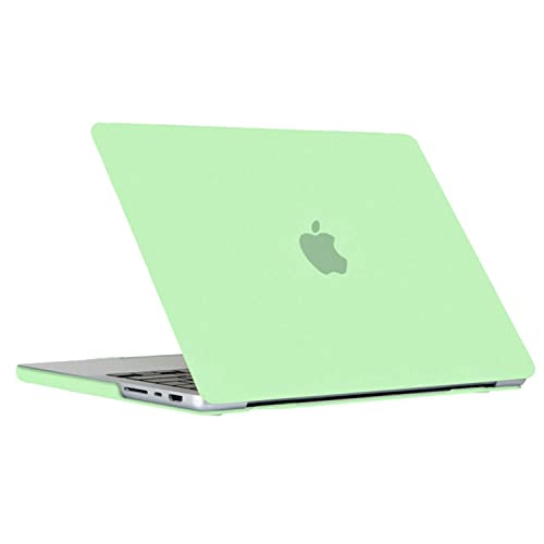 Se7enline for MacBook Pro 14 inch Case 2026-2021 M5 M4 M3 M2,Melon Green | 2 in 1 Matte Hard Shell Laptop Case with Keyboard Cover Anti-Scratch Heat Dissipation Full Port Access Slim Lightweight - color: Melon Green
