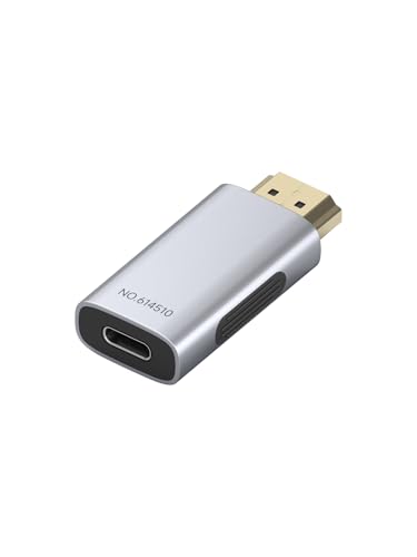 Hagibis USB C to HDMI 2.1 Adapter, 8K@60Hz 4K@240Hz 2K@360Hz HDMI Male to Type-C Female Connector Converter for MacBook,iPhone 17 16 15 Pro Max, iPad Pro (ZJTN09) - color: ZJTN09