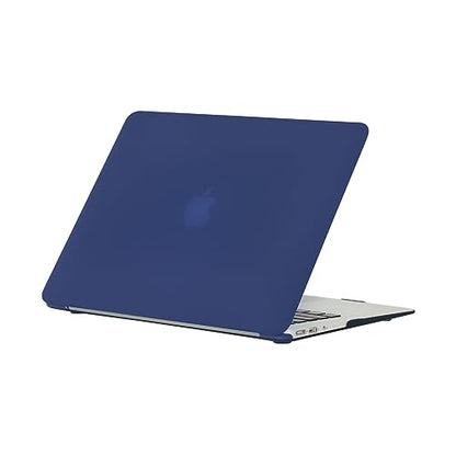RUBAN Case Compatible with MacBook Air 13 Inch (Models: A1369 & A1466, Older Version 2010-2017 Release), Slim Snap On Hard Shell Protective Cover and Keyboard Cover (Blue) - color: Blue