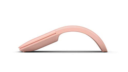 Microsoft ARC Mouse – Soft Pink. Sleek,Ergonomic Design, Ultra Slim and Lightweight, Bluetooth Mouse for PC/Laptop,Desktop Works with Windows/Mac Computers - color: Soft Pink