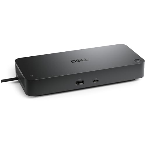 Dell Pro Thunderbolt 4 Smart Dock SD25TB4 – USB-C Station 130W, 4 Displays 4K, 2X DP 1.4, HDMI 2.1, 2X Thunderbolt 4, 2.5GbE, Wi-Fi, Sustainable Design | 2x Dp1.4, HDMI 2.1, 2x Thunderbolt 4, Up to 4×4k at 60hz, 6 USB Ports, 65% Pcr Recycled Chassis