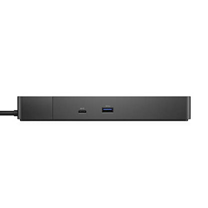 Dell Docking Station WD19S 180W, USB-C, USB 3.2 Gen 2 Type-C, Dual DisplayPort 1.4, HDMI 2.0, Gigabit Ethernet, Black