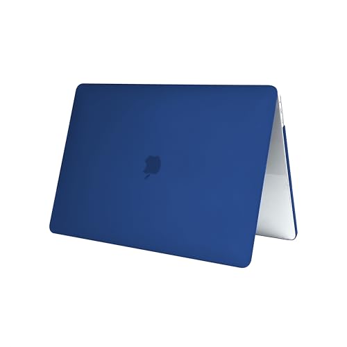 RUBAN Case for MacBook Pro 15 inch 2019 2018 2017 2016 Release A1990/A1707 with Touch Bar, Plastic Hard Shell Cover (Navy) - color: Navy