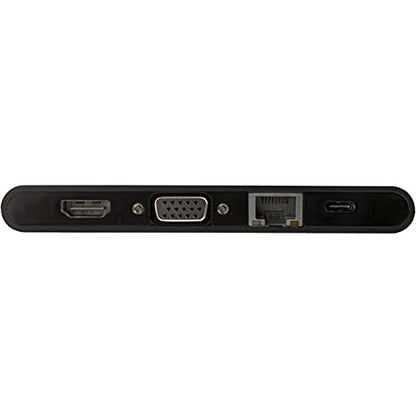 StarTech 9-in-1 USB-C Mini Dock, 4K HDMI or VGA, 100W PD, SD MicroSD, USB | Windows, macOS, ChromeOS, iPadOS, Android, MicroSD, 3-port USB 3.0 hub, BC 1.2 fast-charge, 85W charging