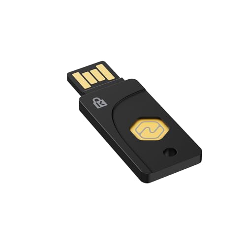 Kensington VeriMark NFC+ USB-A Security Key (K64738WW) | FIDO2/WebAuthn hardware authenticator, passwordless login, NFC and USB-A, works with Windows, macOS, Chrome OS - size: USB-A
