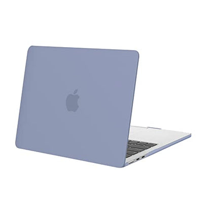 MOSISO Compatible with MacBook Air 13 inch Case M5 2026 M4 M3 M2 2025-2022 | A3449 A3240 A3113 A2681, Scratches-Resistant Protective Hard Shell for MacBook Air 13.6 inch Case, Lavender Gray - color: Lavender Gray