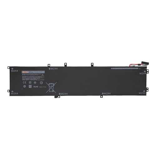 GHU 6GTPY Laptop Battery 97Wh 11.4V 6-Cell Replacement for Dell XPS 15 9560 9550, Precision 5510 5520 M5520, Compatible with 5XJ28 H5H20 5D91C - style: 97Wh/XPS 9560