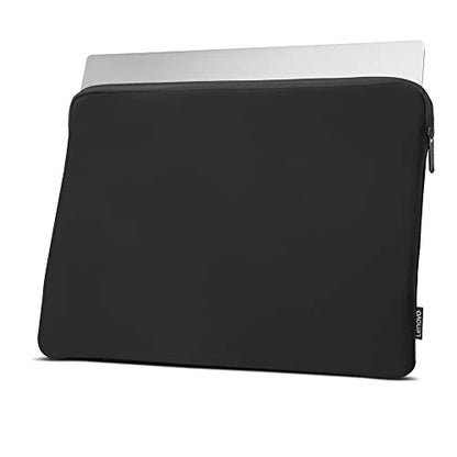 Lenovo Basic Laptop Sleeve 14 Inch Notebook/Tablet Compatible with MacBook Air/Pro Neoprene Material - Soft Fleece Lining - Zippered Top Opening - Black - size: 14 inch