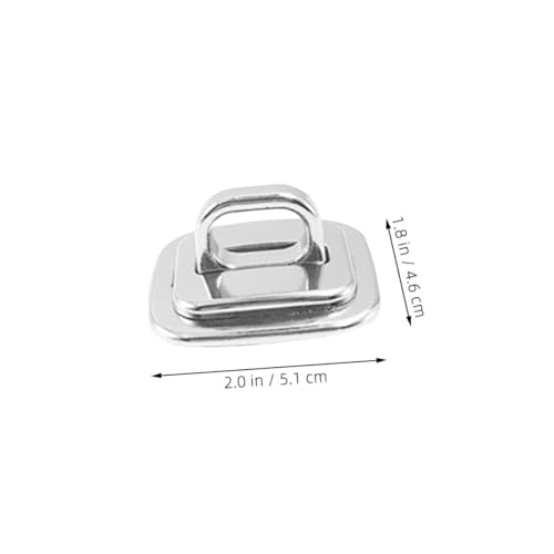 STOBOK 4pcs Laptop Cable Lock Desk Mount Security Anchor Base Plate for Theft Prevention Compatible Keyed and Combination Locks for Offices Schools and Libraries