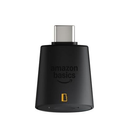 Amazon Basics Micro SD Card Reader USB-C 3.0, High Speed Data Transfer up to 200MB/s, Compatible with Smartphones, Tablets, Laptops - size: USB-C