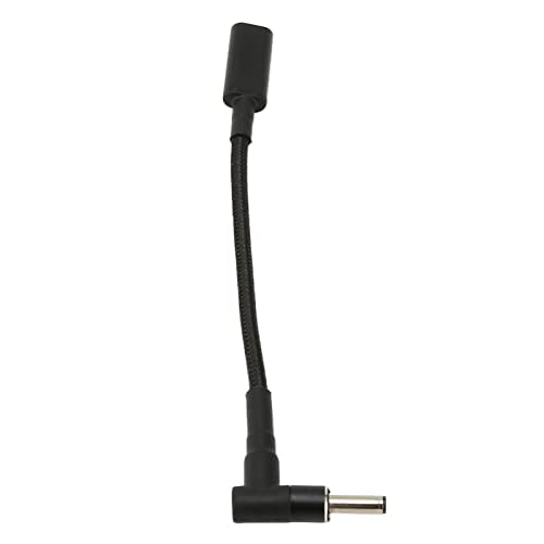 Diyeeni USB C to Ultra Thin Tip Adapter, 100W PD Fast Charging, Aluminum Housing Adapter for 4.0x1.35 DC Laptops, Small Portable Charging Converter for Office Travel Business Trips