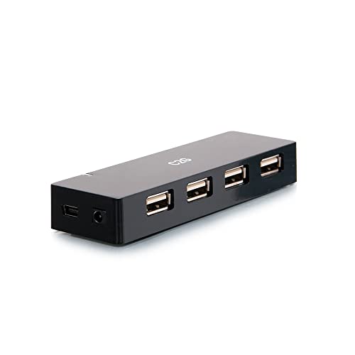 4-Port USB-A Hub with 5V 2A Power Supply