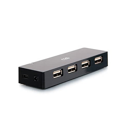 4-Port USB-A Hub with 5V 2A Power Supply