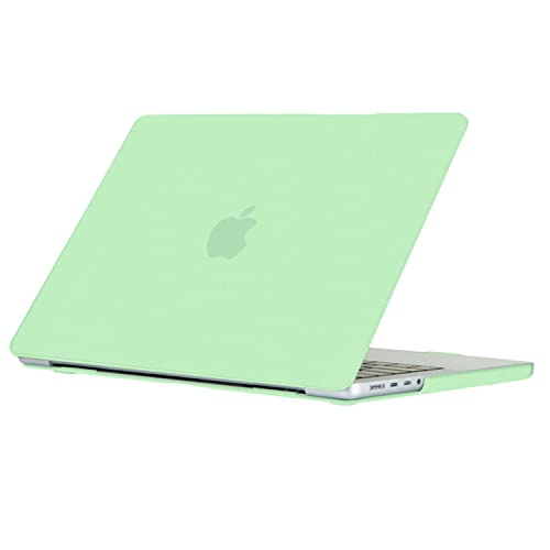 Se7enline Compatible with Best MacBook Pro Case 16 inch 2021-2024 M4 M3 M2 M1Chip Model A2485 A2780 A2991 A3403 Matte Laptop Protective Hard Shell Case with Keyboard Cover Skin,Melon Green | 2 in 1 Matte Hard Shell Laptop Case with Keyboard Cover Anti-Scr