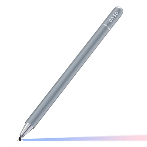 Stylus Pen for Touch Screens, Disc Tip & Magnet Cap Styli Pencil Compatible with Apple iPad pro/iPad 6/7/8/9/iPhone/Samsung Galaxy Tab A7/S7/Fire HD 7/8/10 Plus Tablet/All Touch Devices - color: SLIVER