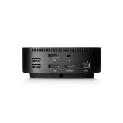 HP USB-C Dock G5-11-in-1 Adapter for Both USB-C and Thunderbolt-Enabled Laptops, PCs, & Notebooks - for Charging, Networking, or Data Transfers - Great for Secure & Remote Management,Black - style: G5