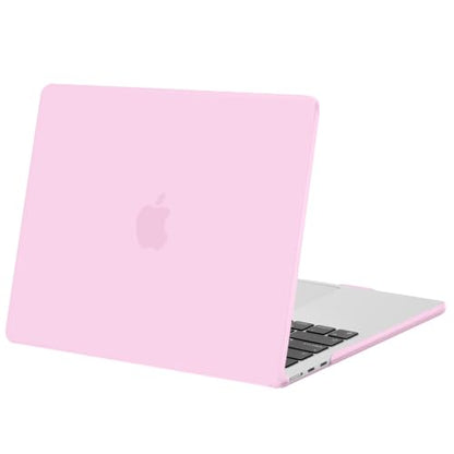 MOSISO Compatible with MacBook Air 13 inch Case M5 2026 M4 M3 M2 2025-2022 | A3449 A3240 A3113 A2681, Scratches-Resistant Protective Hard Shell for MacBook Air 13.6 inch Case, Dusty Pink - color: Dusty Pink
