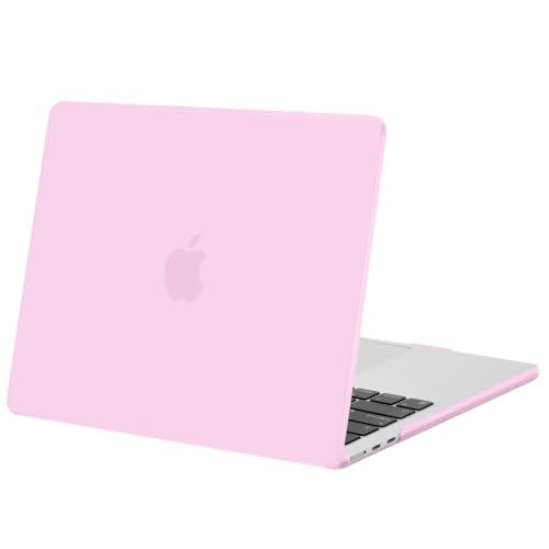 MOSISO Compatible with MacBook Air 13 inch Case M5 2026 M4 M3 M2 2025-2022 | A3449 A3240 A3113 A2681, Scratches-Resistant Protective Hard Shell for MacBook Air 13.6 inch Case, Dusty Pink - color: Dusty Pink