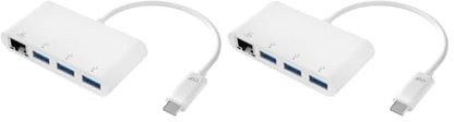 Monoprice USB-C to HDMI Adapter - White, Supports Up to 10Gbps Data Rate & USB 3.1 SuperSpeed - Select Series (Pack of 2) - size: 1 Count (Pack of 2)