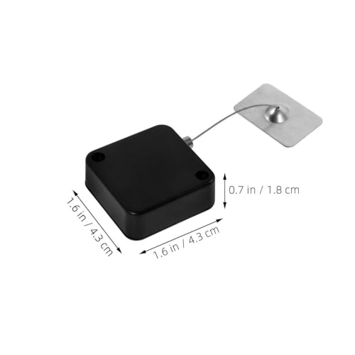 DOITOOL 4pcs Retractable Anti-Theft Cable Lock: Automatic Cable Lock Case with 1M Steel Wire - Gaming Controller Tether for Merchandise Security Electronics Display