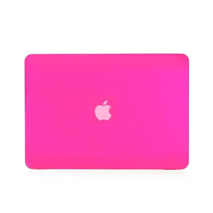 RUBAN Compatible with MacBook Model A1286 (2011 2010 2009 Year Old Version Pro 15 inch with CD-ROM), Plastic Hard Case Shell and Keyboard Cover - Hot Pink - color: Hot Pink