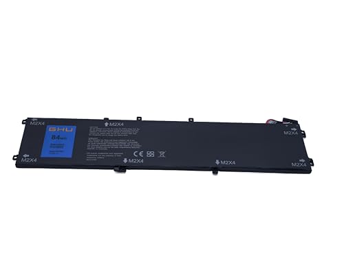 GHU 4GVGH Battery Compatible with Dell Precision 5510, Dell XPS 15 9550 - Premium 84Wh, UL Tested, Fast Charging, 1P6KD and -Free Return - style: 84wh/XPS 9550 4GVGH