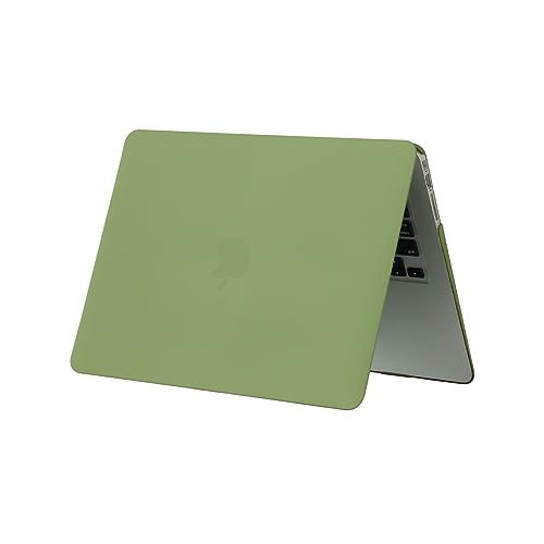 RUBAN Case Compatible with MacBook Air 13 Inch (Models: A1369 & A1466, Older Version 2010-2017 Release), Slim Snap On Hard Shell Protective Cover and Keyboard Cover (Chartreuse) - color: Chartreuse