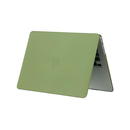 RUBAN Case Compatible with MacBook Air 13 Inch (Models: A1369 & A1466, Older Version 2010-2017 Release), Slim Snap On Hard Shell Protective Cover and Keyboard Cover (Chartreuse) - color: Chartreuse