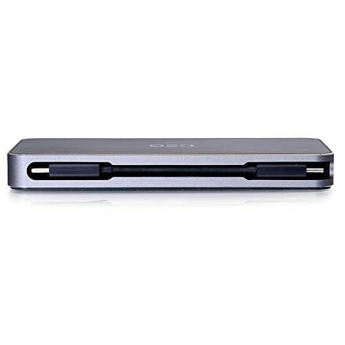 C2G USB-C 7-in-1 Dual Display MST Docking Station with HDMI, DisplayPort, VGA and Power Delivery up to 100W - 4K 30Hz