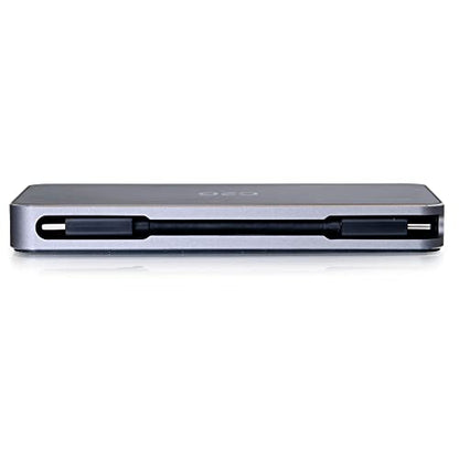 C2G USB-C 7-in-1 Dual Display MST Docking Station with HDMI, DisplayPort, VGA and Power Delivery up to 100W - 4K 30Hz