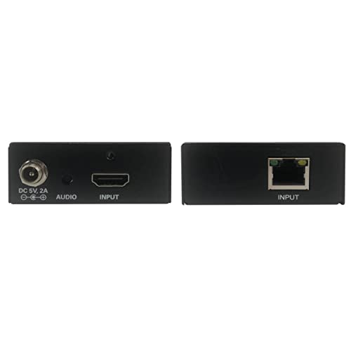 Tripp Lite HDMI Over Cat5/Cat6 Active Extender Kit, Transmitter & Receiver, Power over Cable, Audio & Video, 1080p at 60 Hz (B126-1A1-POC) - style: HDMI + Power Over Cable