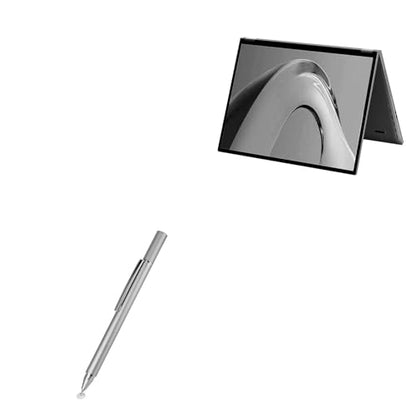 BoxWave Stylus Pen Compatible with Chuwi FreeBook 2-in-1 Touchscreen Laptop (13.5 in) - FineTouch Capacitive Stylus, Super Precise Stylus Pen - Metallic Silver