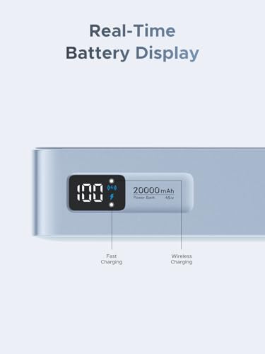 UGREEN Qi2 25W Wireless Power Bank, Built-in Cable, 30W PD Wired MagSafe | Qi2 25W wireless & 45W PD wired, built-in cable. High-capacity 20000mAh. MagSafe