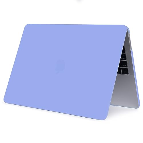 Se7enline for MacBook Pro 13 inch Case M2/M1 2026-2020 A2338,Serenity Blue | Hard Shell Laptop Case Washable Keyboard Cover Skin Anti-Scratch Anti-Drop Heat Dissipation Full Port Access Slim Lightweight - color: Serenity Blue