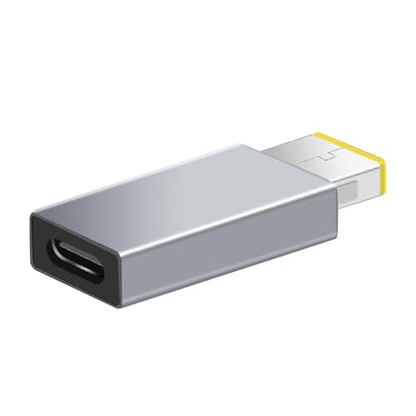 CHICHIYANG USB-C to PD Adapter, Type C to Square USB DC-in Jack Power Converter for Laptops
