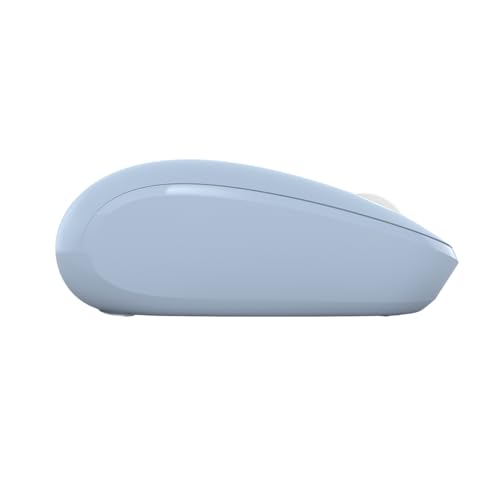 Incase Bluetooth Mouse - Designed by Microsoft - Compact, Comfortable, Right/Left Hand Use, 4-Way Scroll Wheel, Wireless Bluetooth Mouse for PC/Laptop/Desktop, Mac/Windows Computer (Pastel Blue) - color: Pastel Blue