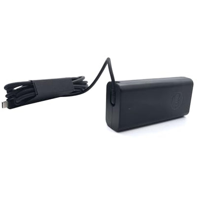 Dell Laptop Charger 65W USB-C,AC Adapter with Power Cord Cable,LA65NM190, HA65NM190, DA65NM190, HKA65NM200, Black