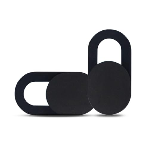 [8 Pack] Slide Webcam Cover Ultra Slim Web Camera Cover fits Laptop, Desktop, Computer, Smartphone,Protect Your Privacy and Security,Strong Adhensive-Black