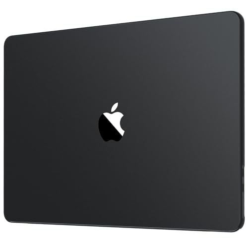 Soonjet Invisible Armor for MacBook Pro 14 inch Case M5 M4 M3 M2 2026-2021 | 100% Color Match, Matte Space Black Clear, Protective Hard Shell Laptop Cover, Ultra Thin, Anti Crack Fingerprint Scratch - color: Space Black Clear