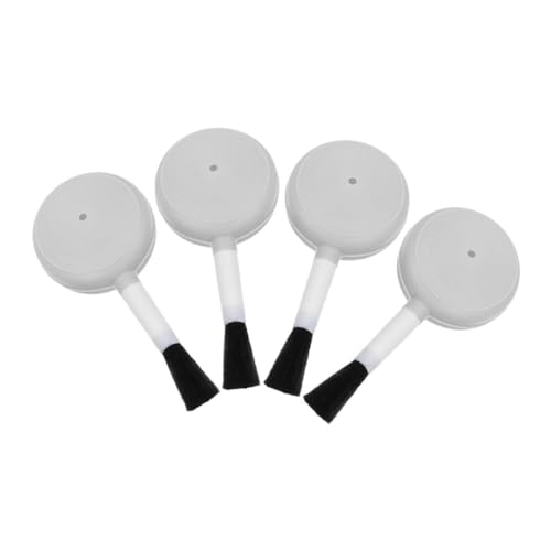 OUNONA 4pcs Air Blower for Electronics Cleaning Compact Handheld Blower for Camera Lens and Laptop Dust Removal Lightweight and Portable Brush for Versatile Use - color: Light Grey