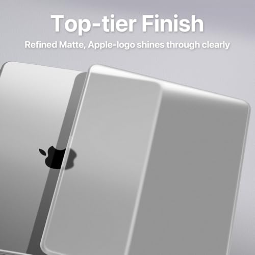 Soonjet for MacBook Neo Case 13 inch 2026 A3404 Clear Mac Laptop Cover | Matte Clear Finish, Color Match, Ultra Thin & Light, Anti Crack & Fingerprint, Scratch Resistant, Protective Hard Shell - color: Matte Clear