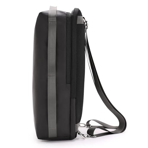 BESMART Waterproof Laptop Backpack 17.3 Inch Shockproof Computer Bag for Men & Women, Lightweight Casual Daypack (BLACK) - color: Black
