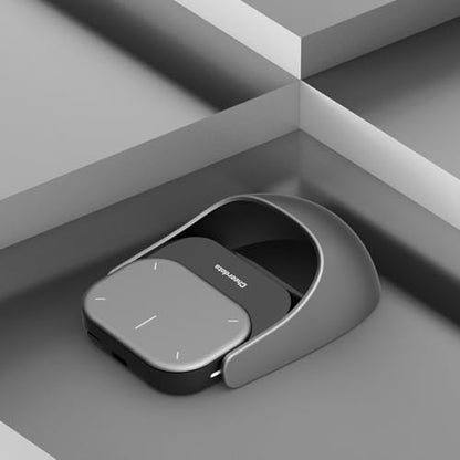 Cheerdots2 Bluetooth Detachable Air Mouse Touchpad Mouse with Voice Recording, Presentation Clicker Wireless Presenter Presentation Remote for Mac, Windows (Basic, Silver)