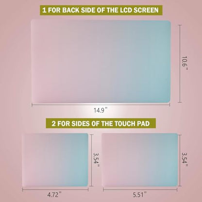 Laptop Notebook Skin Sticker Cover Decal Fits 12 13 13.3 14 15 15.4 15.6 inch Laptop Protector Notebook PC | Easy to Apply, Remove and Change Styles (NEK-32) - color: NEK-32
