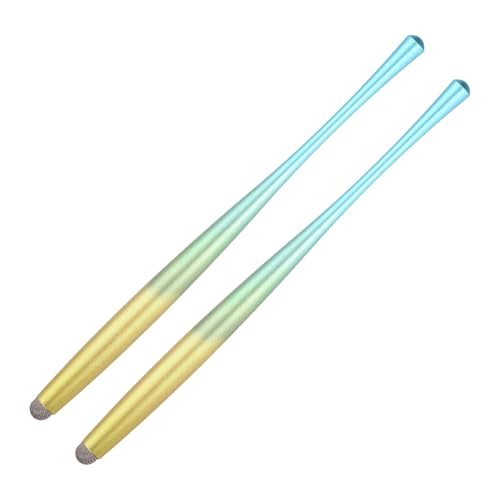 PATIKIL 2Pcs Slim Waist Stylus Pen for Touch Screen, High Sensitivity Universal Pen Capacitive Digital Pens Touchscreen Stylus for Phone Tablets Laptop Touch Screen, Blue/Gold - color: Blue/Gold