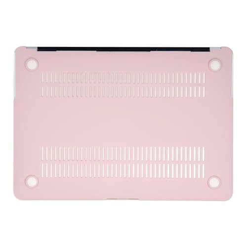 MOSISO Case Compatible with MacBook Air 13 inch A1369 A1466, Rose Quartz | Plastic Hard Shell & Keyboard Cover & Screen Protector Compatible with MacBook Air 13 (Older Version 2010 - end 2017) - color: Rose Quartz